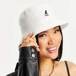 Kangol White Bucket Hat